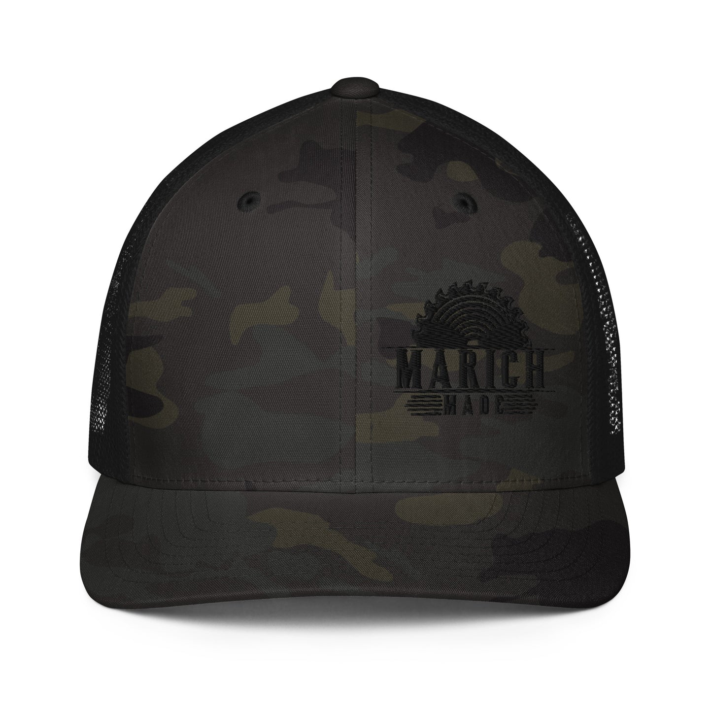 Closed-back trucker cap