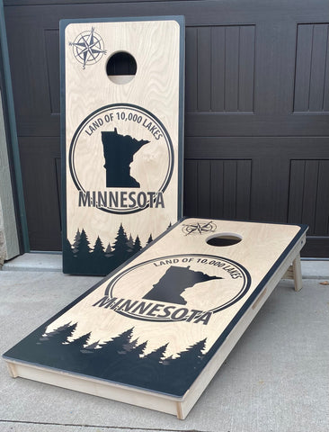 Custom Logo Direct UV Printed Cornhole Boards